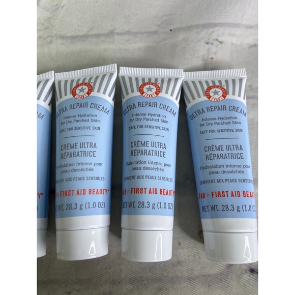 First Aid Beauty FAB Ultra Repair Cream Intense Hydration 1oz Travel Size Lot - Picture 2 of 4